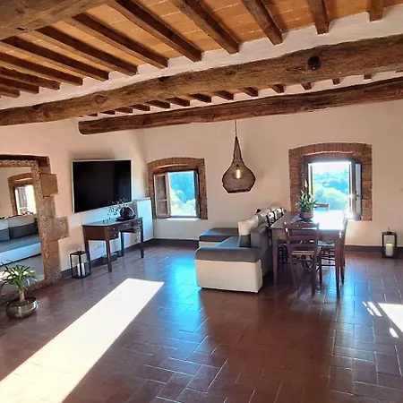 Дом отдыха In Tuscany With View And Swimming Pool Rapale